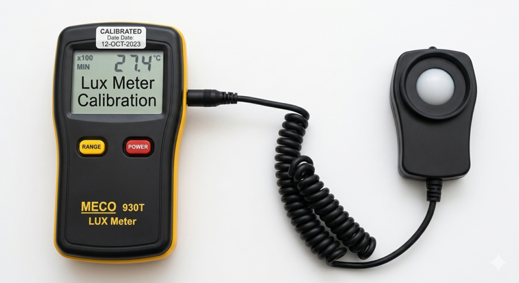 lux meter calibration